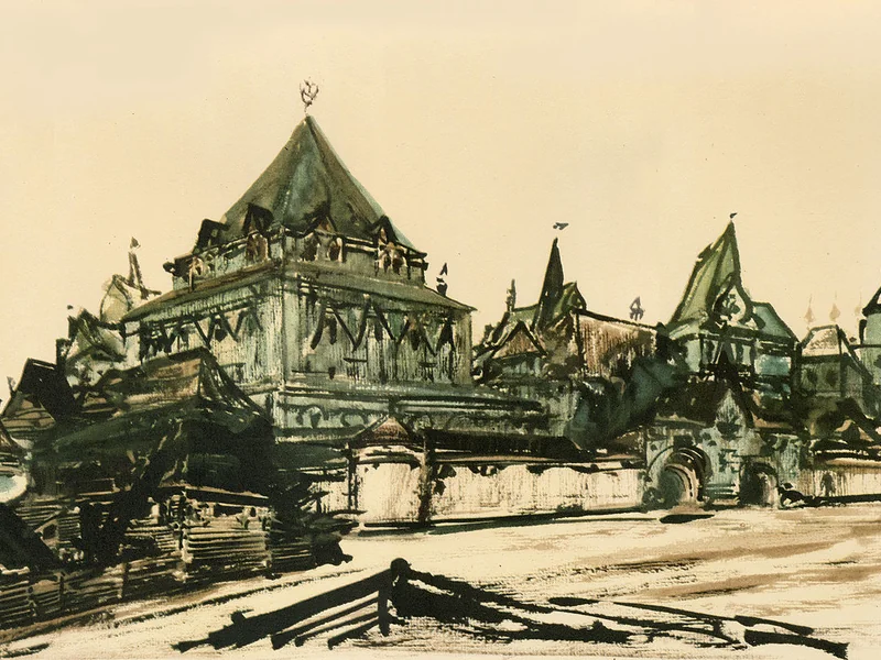 1867-Stanisław Noakowski - Traendo ispirazione dall'antica architettura russa